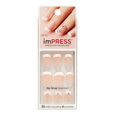 Bling it on in 2D and 3D with over-the-top professional press-on nail artistry. . Walmart press on nails